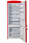 Unique 455L Candy Apple Red Bottom Mount Refrigerator