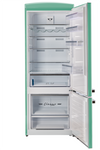 Unique 455L Ocean Mist Turquoise Bottom Mount Refrigerator