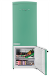 Unique 455L Ocean Mist Turquoise Bottom Mount Refrigerator