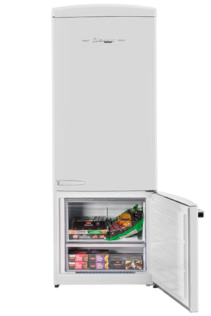 Unique 455L Marshmallow White Bottom Mount Refrigerator