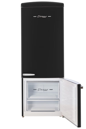 Unique 455L Matte Black Bottom Mount Refrigerator