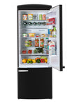Unique 455L Matte Black Bottom Mount Refrigerator