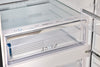 Unique 455L Matte Black Bottom Mount Refrigerator