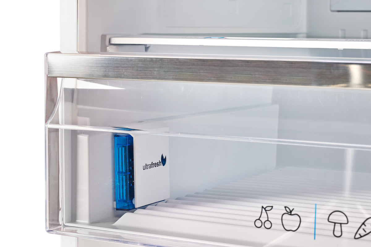 Unique 455L Marshmallow White Bottom Mount Refrigerator
