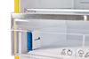 Unique 455L Canary Yellow Bottom Mount Refrigerator