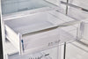 Unique 455L Matte Black Bottom Mount Refrigerator
