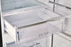 Unique 455L Midnight Black Bottom Mount Refrigerator