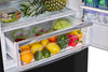 Unique 455L Matte Black Bottom Mount Refrigerator