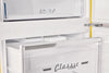 Unique 455L Canary Yellow Bottom Mount Refrigerator