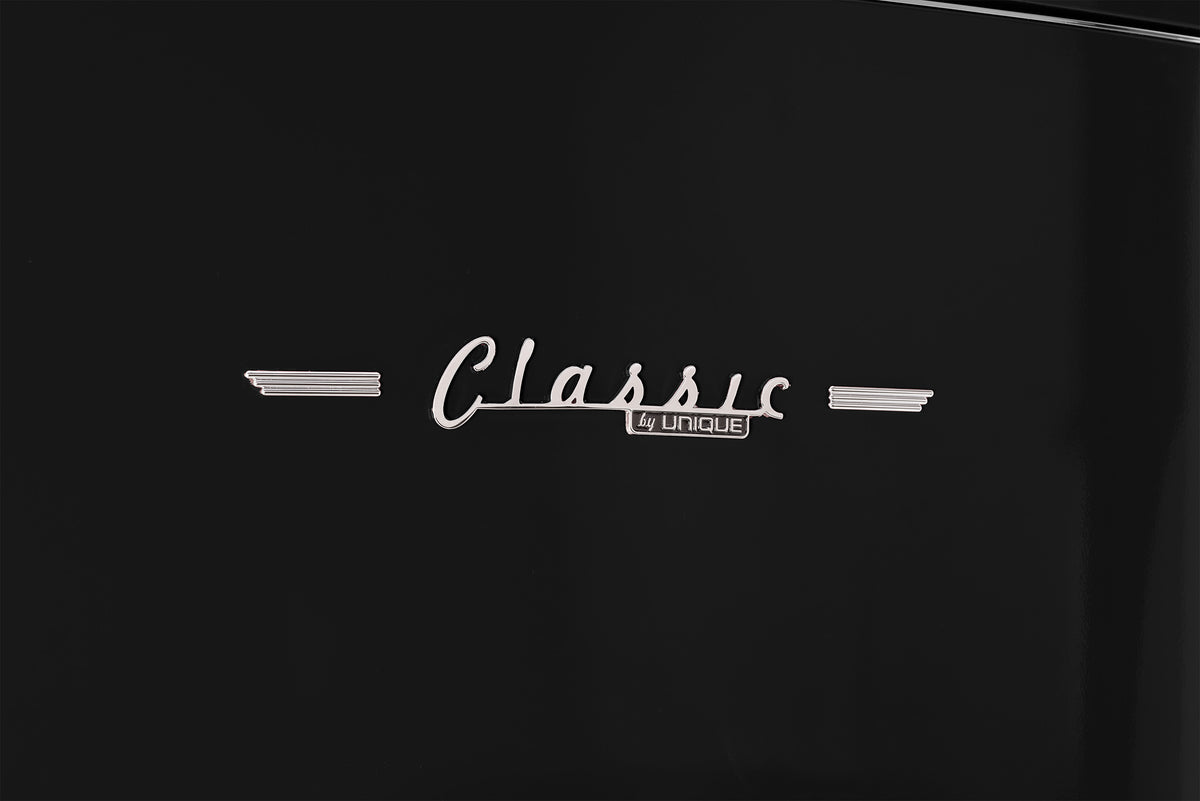 Unique 455L Midnight Black Bottom Mount Refrigerator