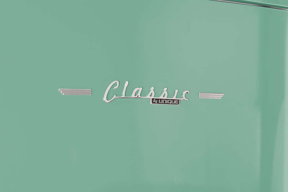 Unique 455L Ocean Mist Turquoise Bottom Mount Refrigerator