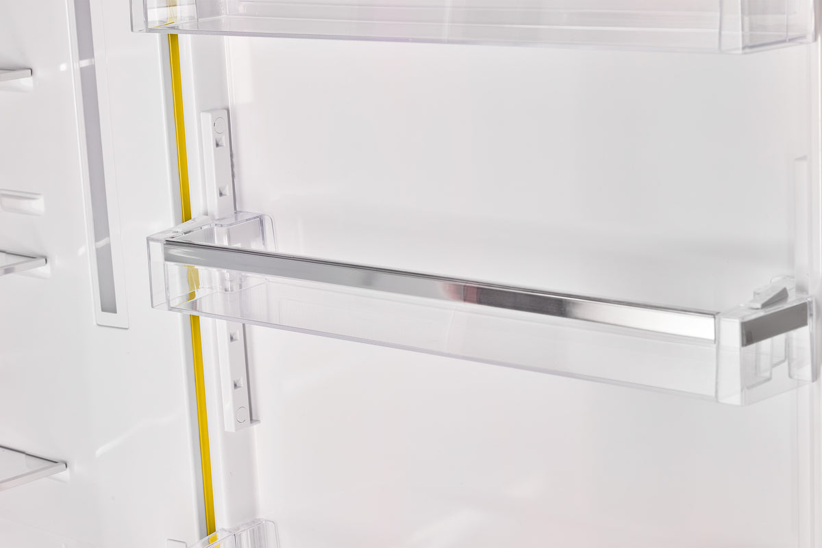 Unique 455L Canary Yellow Bottom Mount Refrigerator