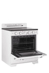 Unique 30' Classic Retro Marshmallow White Electric Ceramic top Range