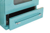 Unique 30' Classic Retro Ocean Mist Turquoise Electric Glass top Range