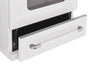 Unique 30' Classic Retro Marshmallow White Electric Ceramic top Range