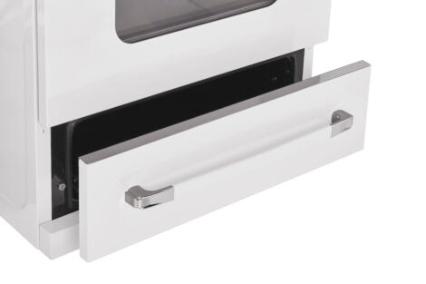 Unique 30' Classic Retro Marshmallow White Electric Ceramic top Range