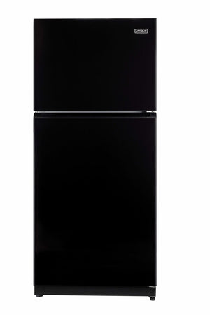Réfrigérateur au propane unique de 19 pi³ noir minuit avec dispositif d'alarme CO