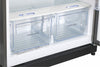 Réfrigérateur au propane unique en acier inoxydable de 19 pieds cubes avec dispositif d'alarme CO