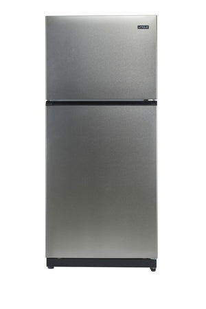 Réfrigérateur au propane unique en acier inoxydable de 19 pieds cubes avec dispositif d'alarme CO