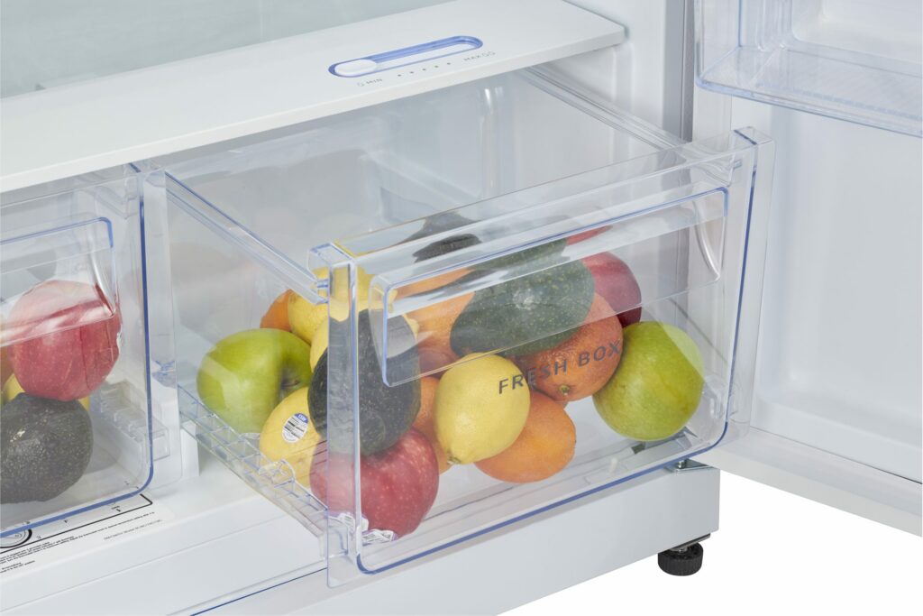 Réfrigérateur unique au propane blanc de 19 pi³ avec dispositif d'alarme CO