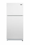 Réfrigérateur unique au propane blanc de 19 pi³ avec dispositif d'alarme CO