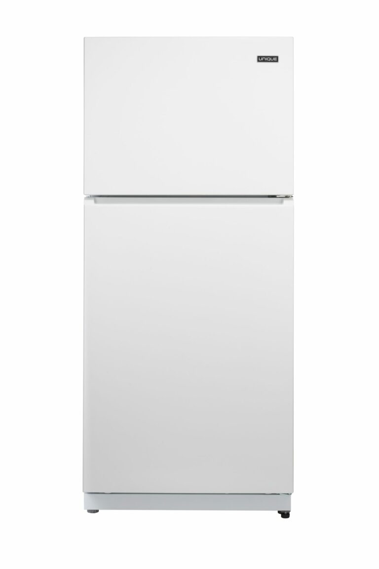 Réfrigérateur unique au propane blanc de 19 pi³ avec dispositif d'alarme CO