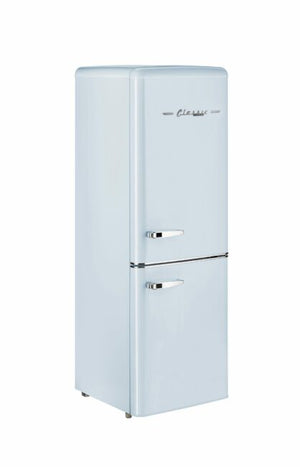 Réfrigérateur électrique à congélateur dans le bas de 7 pi³ - Bleu poudre