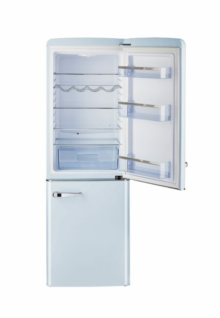 Réfrigérateur électrique à congélateur dans le bas de 7 pi³ - Bleu poudre