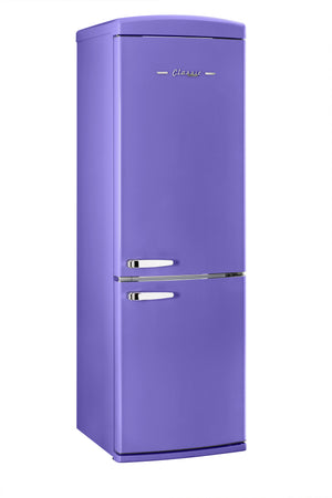 Classic Retro 12 cu.ft. Bottom Freezer Refrigerator in Violet