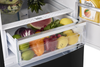 Unique 340Litre Matte Black Bottom Mount Refrigerator