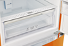 Unique 340Litre Creamsicle Orange Bottom Mount Refrigerator