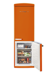 Unique 340Litre Creamsicle Orange Bottom Mount Refrigerator