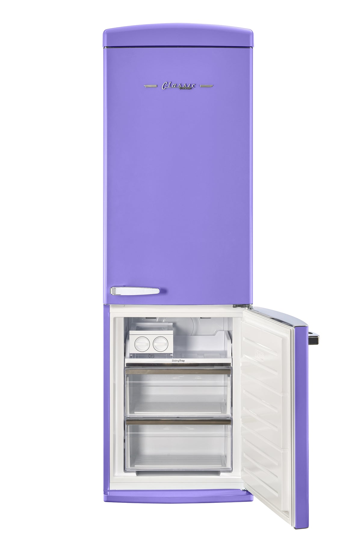 Classic Retro 12 cu.ft. Bottom Freezer Refrigerator in Violet