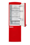 Classic Retro 23.8 in 11.7 cu. ft. Frost Free Retro Bottom Freezer Refrigerator in Candy Apple Red, ENERGY STAR