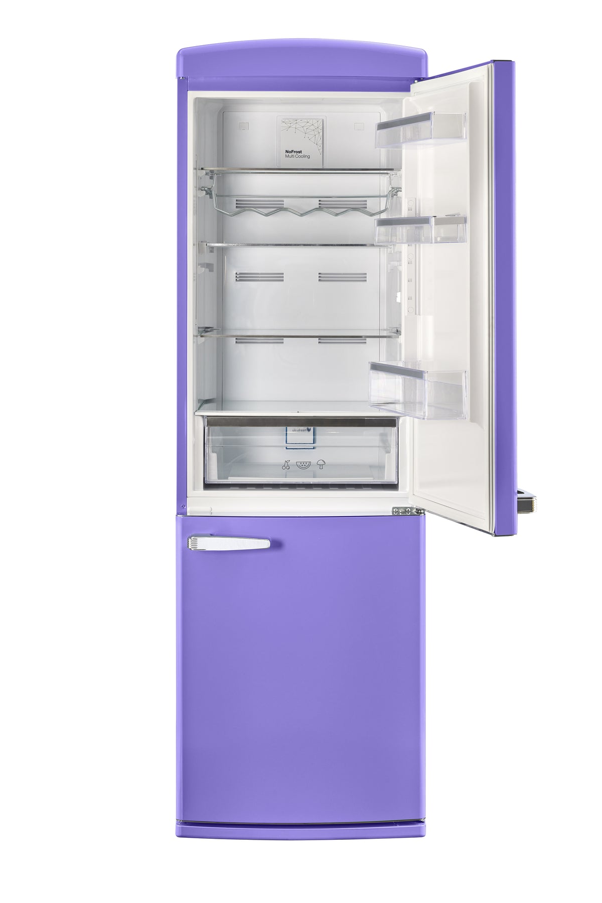 Classic Retro 12 cu.ft. Bottom Freezer Refrigerator in Violet