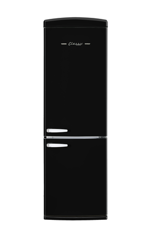 Unique 340Litre Midnight Black Bottom Mount Refrigerator