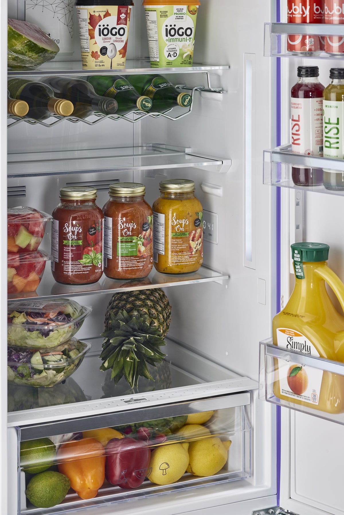 Classic Retro 12 cu.ft. Bottom Freezer Refrigerator in Violet