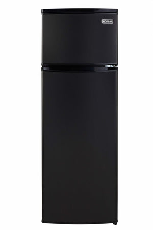 Unique 370Litre Black 12/24 DC Refrigerator/Freezer
