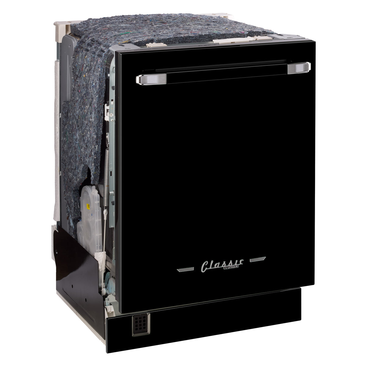 Classic RetroLuxe Dishwasher Panel Ready Midnight Black