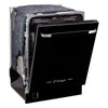 Classic RetroLuxe Dishwasher Panel Ready Midnight Black