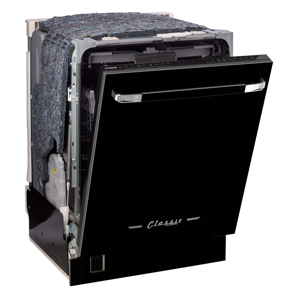 Classic RetroLuxe Dishwasher Panel Ready Midnight Black