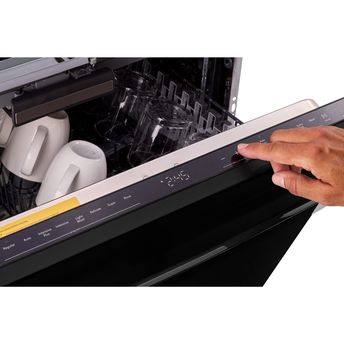 Classic RetroLuxe Dishwasher Panel Ready Midnight Black