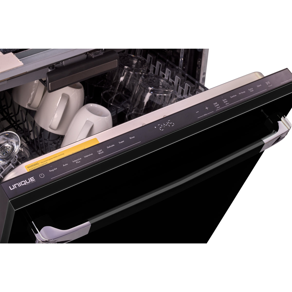 Classic RetroLuxe Dishwasher Panel Ready Midnight Black