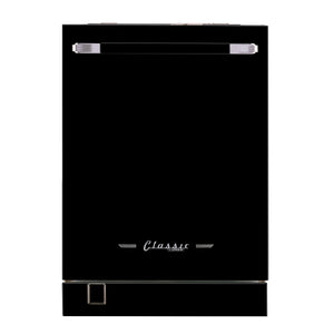 Classic RetroLuxe Dishwasher Panel Ready Midnight Black