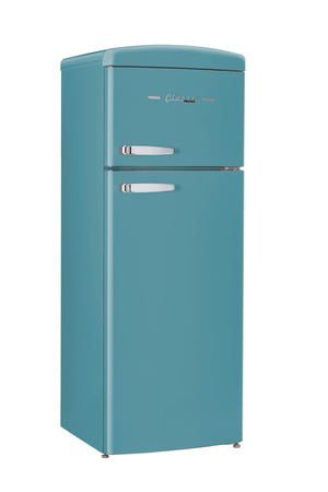 Classic Retro 7.5 cu.ft. Top Mount Refrigerator in Ocean Mist Turquoise