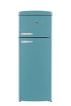 Classic Retro 7.5 cu.ft. Top Mount Refrigerator in Ocean Mist Turquoise