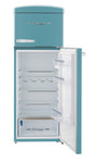 Classic Retro 7.5 cu.ft. Top Mount Refrigerator in Ocean Mist Turquoise