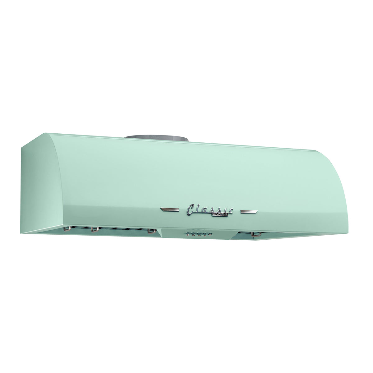 Hotte sous armoire Classic Rétro avec éclairage à DEL, 24 po, 500 pi³/min, Summer Mint Green