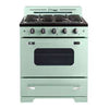 Cuisinière à gaz Classic Rétro avec four à convection, 30 po, 3,9 pi3, Summer Mint Green
