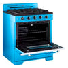 Cuisinière à gaz Classic Rétro avec four à convection, 30 po, 3,9 pi3, Robin Egg Blue
